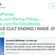 User Lawfulless tweets the download links for the recreated ending at Hoodie Panda.